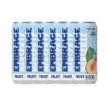 Fruit Soda sage en sucre pêche/menthe - Marseille, Embrace (6 x 33 cl)