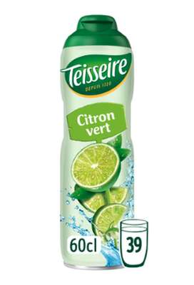 Sirop de citron vert, Teisseire (60 cl)