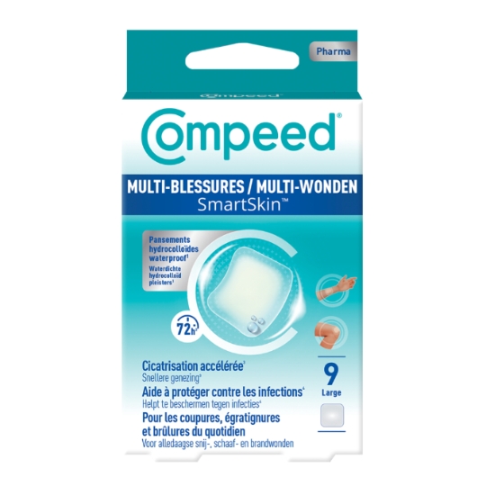 Pansements Hydrocolloïdes Multi-Blessures Larges COMPEED