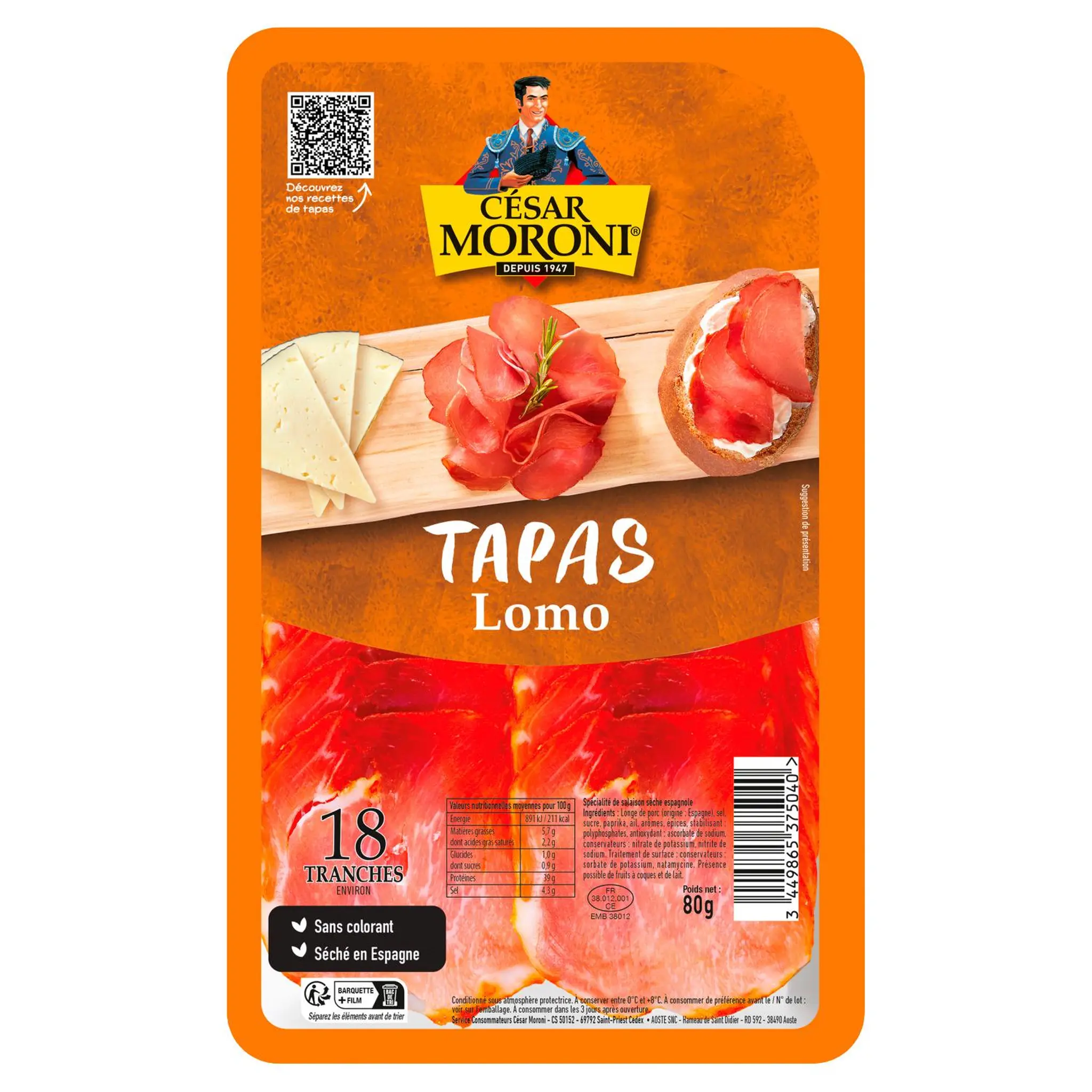 CESAR MORONI Tapas lomo