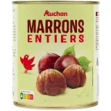 AUCHAN Marrons entiers à l'étuvée
