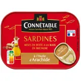CONNETABLE Sardines à l'huile d'arachide