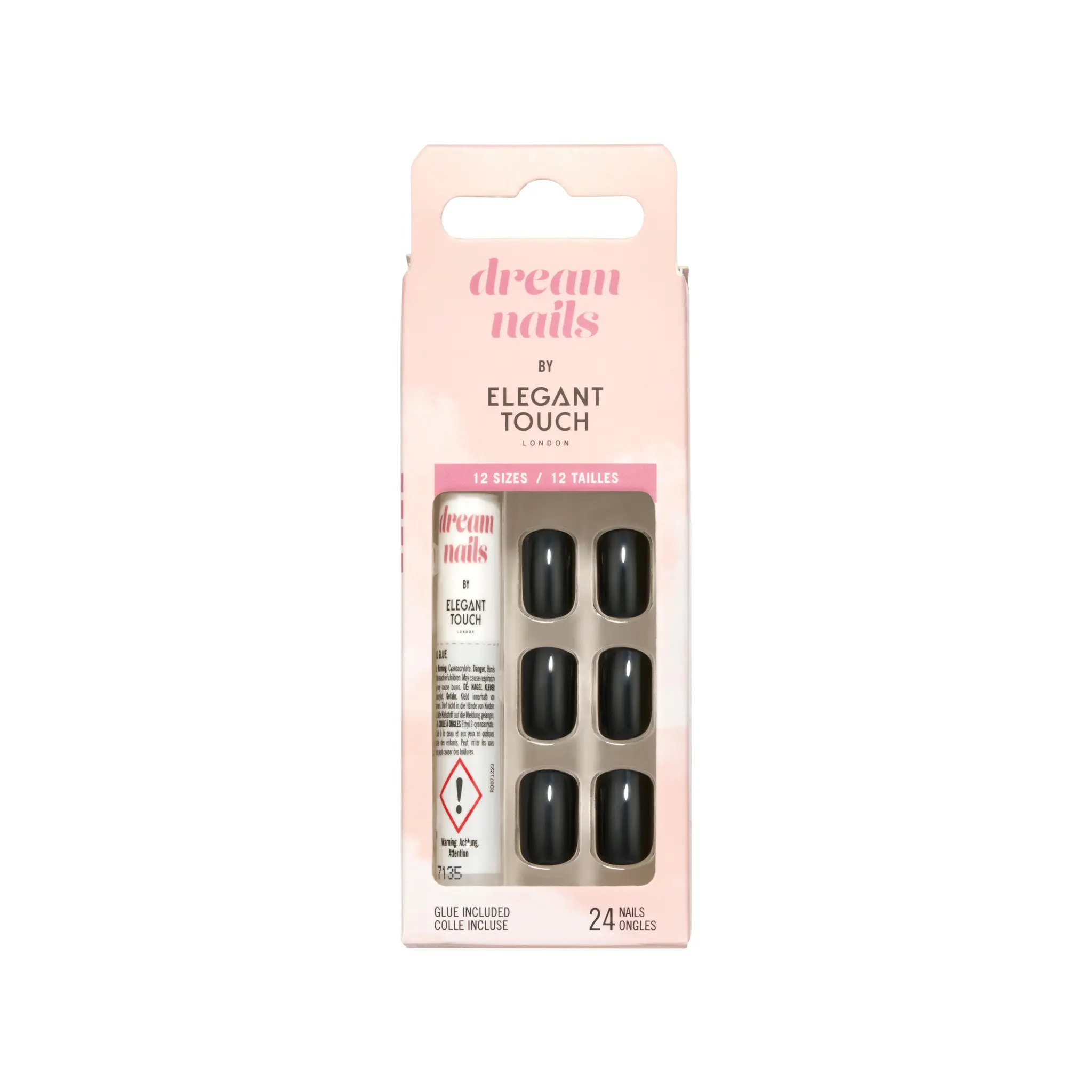 ELEGANT TOUCH Dream Nails Faux ongles black