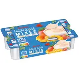 Auchan Yaourt aux fruits jaunes mixés abricot/nectarine mangue pêche, 8x125g