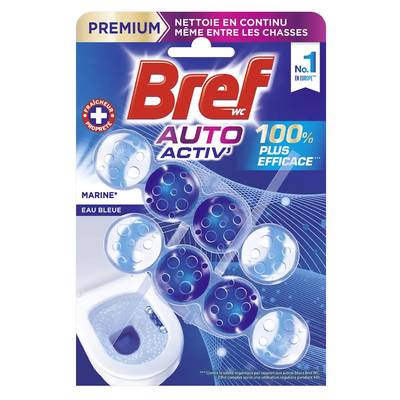 Bref Wc Bloc WC Auto Activ' marine, 2 blocs wc