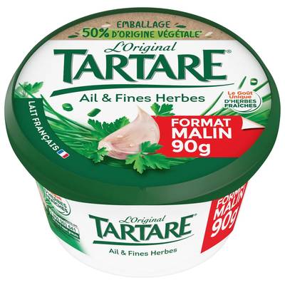 Tartare Fromage à tartiner ail & fines herbes, 90g