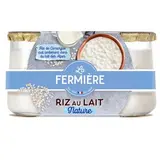 La Fermière Riz au lait nature, 2x160g
