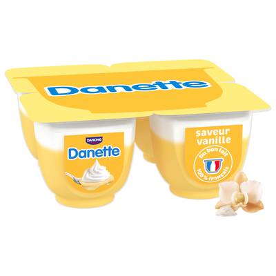 Danette Liègeois Saveur Vanille, 4x100g