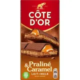 Côte d'Or Tablette Chocolat au Lait Praliné Caramel, 200g