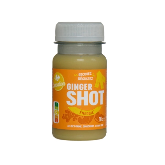Shot avec gingembre, flash pasteurisé et réfrigéré CARREFOUR