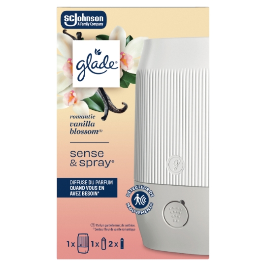Désodorisant Diffuseur Romantic Vanilla Blossom Sense & Spray GLADE