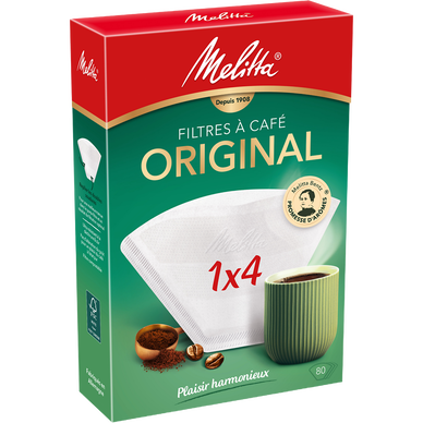 Filtre à café blanc MELITTA 1x4/80