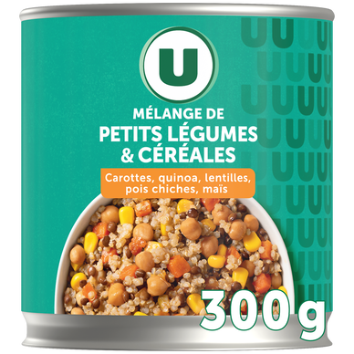 Mélange Carottes Quinoa Lentilles Pois Chiches Mais 300g