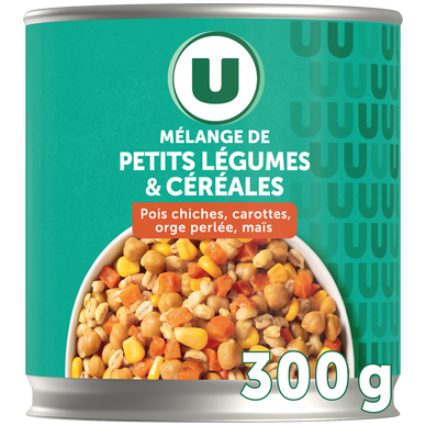Melange Pois Chiches Carottes Orge Mais 300g