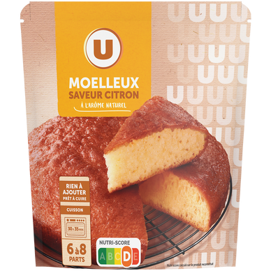 Préparation pour moelleux citron  doypack de 500g