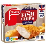 Fish&chips cabillaud FINDUS, 4x100g