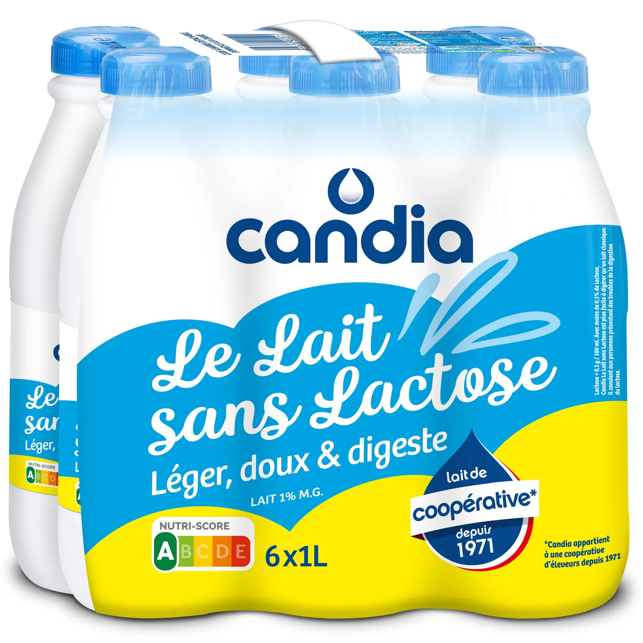 CANDIA+ Le lait sans lactose