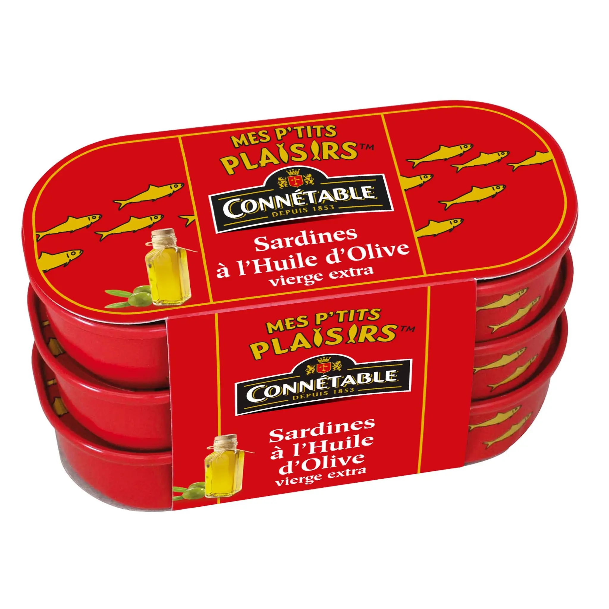 CONNETABLE Sardines à l'huile d'olive vierge extra Mes pt'its plaisirs