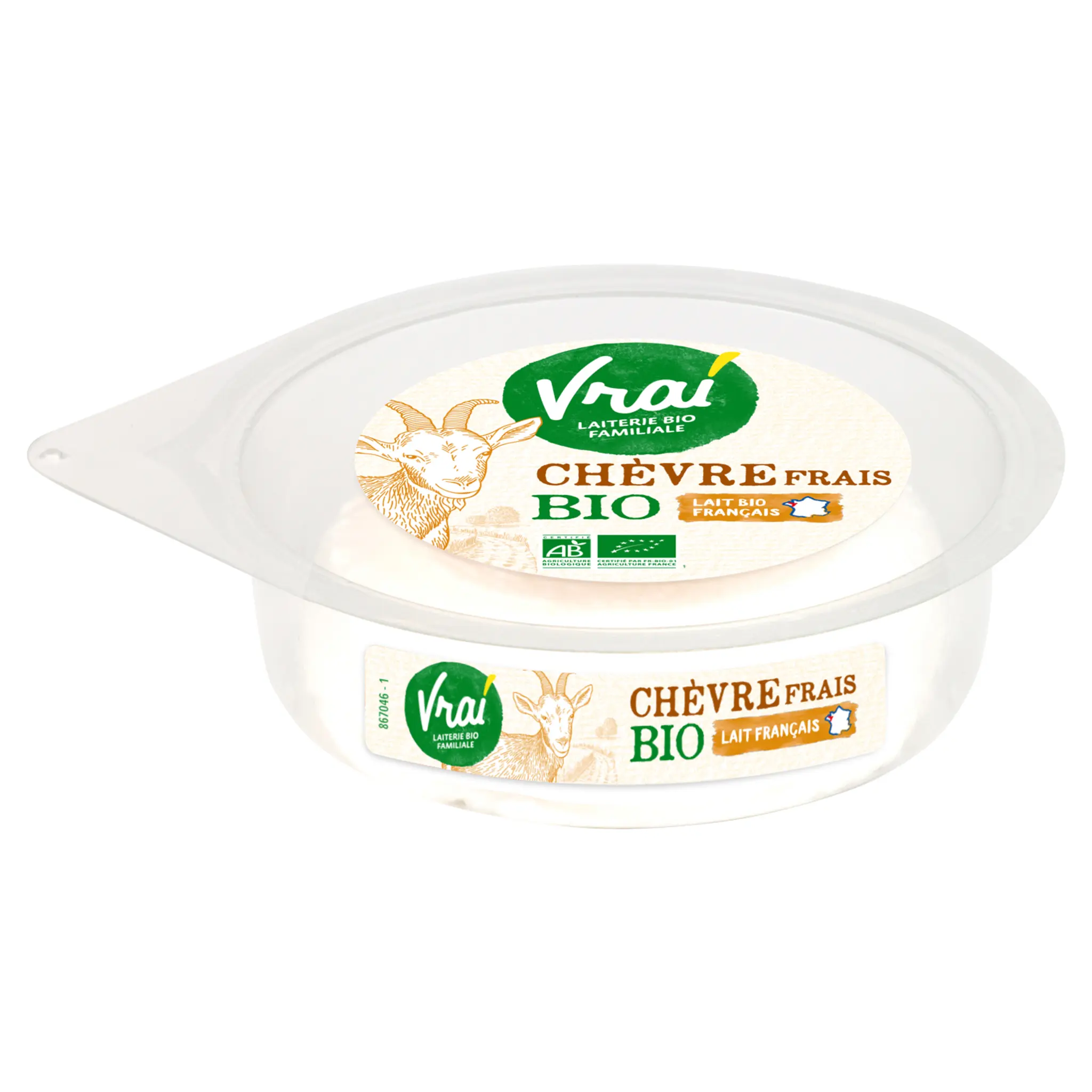 VRAI Petit fromage au lait de chèvre bio