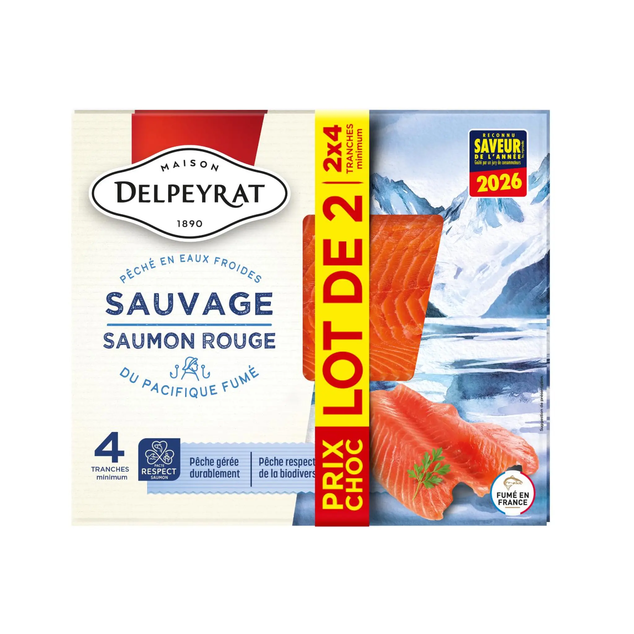 DELPEYRAT Saumon fumé sauvage