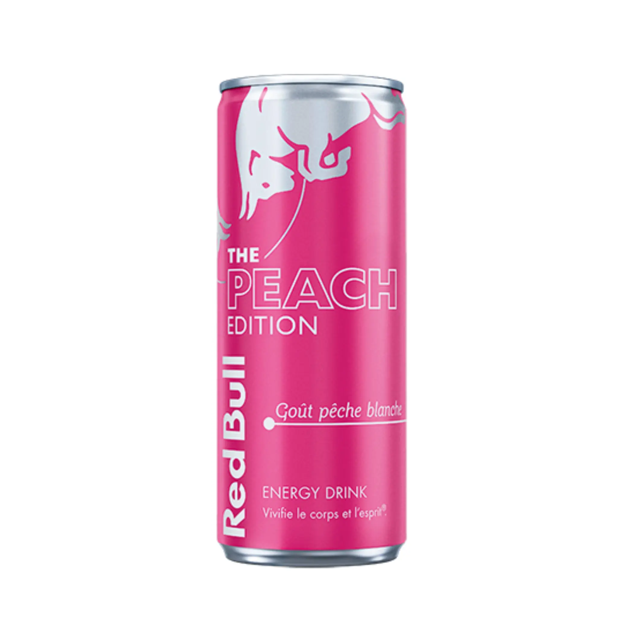 RED BULL Boisson énergisante goût pêche blanche Summer Edition