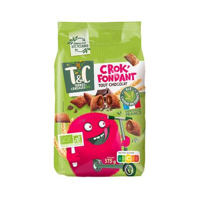 Terres et Céréales Bio Céréales Crok fondant tout Chocolat, 375g