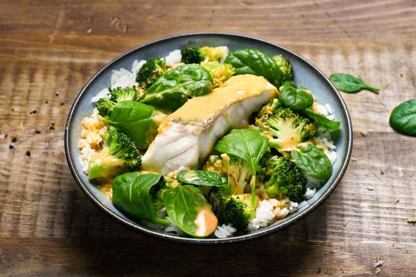 Curry de cabillaud & riz thaï, Frichti (400 g)