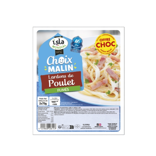 Lardons de Poulet Fumés Halal ISLA MONDIAL