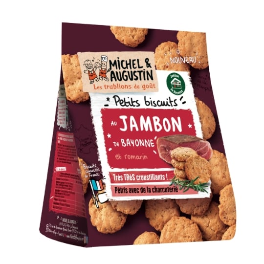 Biscuits Apéritifs Jambon de Bayonne et Romarin MICHEL ET AUGUSTIN