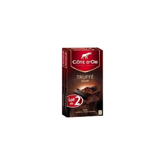 Tablette de Chocolat Noir Truffé COTE D'OR