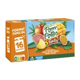 Compote 5 fruits pomme goyave mangue ananas passion sans sucres ajoutés POM'POTES