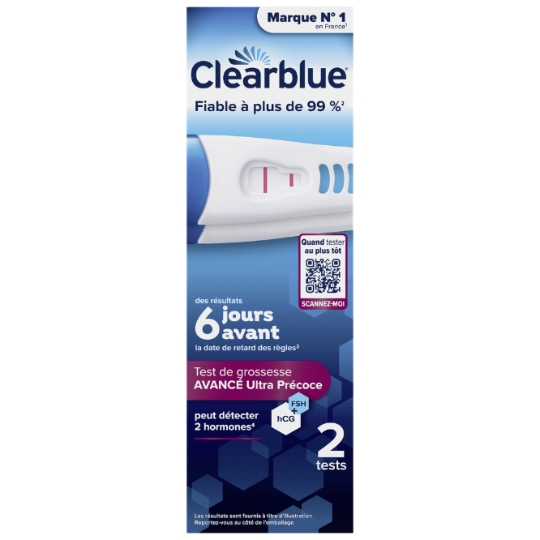 Test de Grossesse Avance Ultra Précoce CLEARBLUE