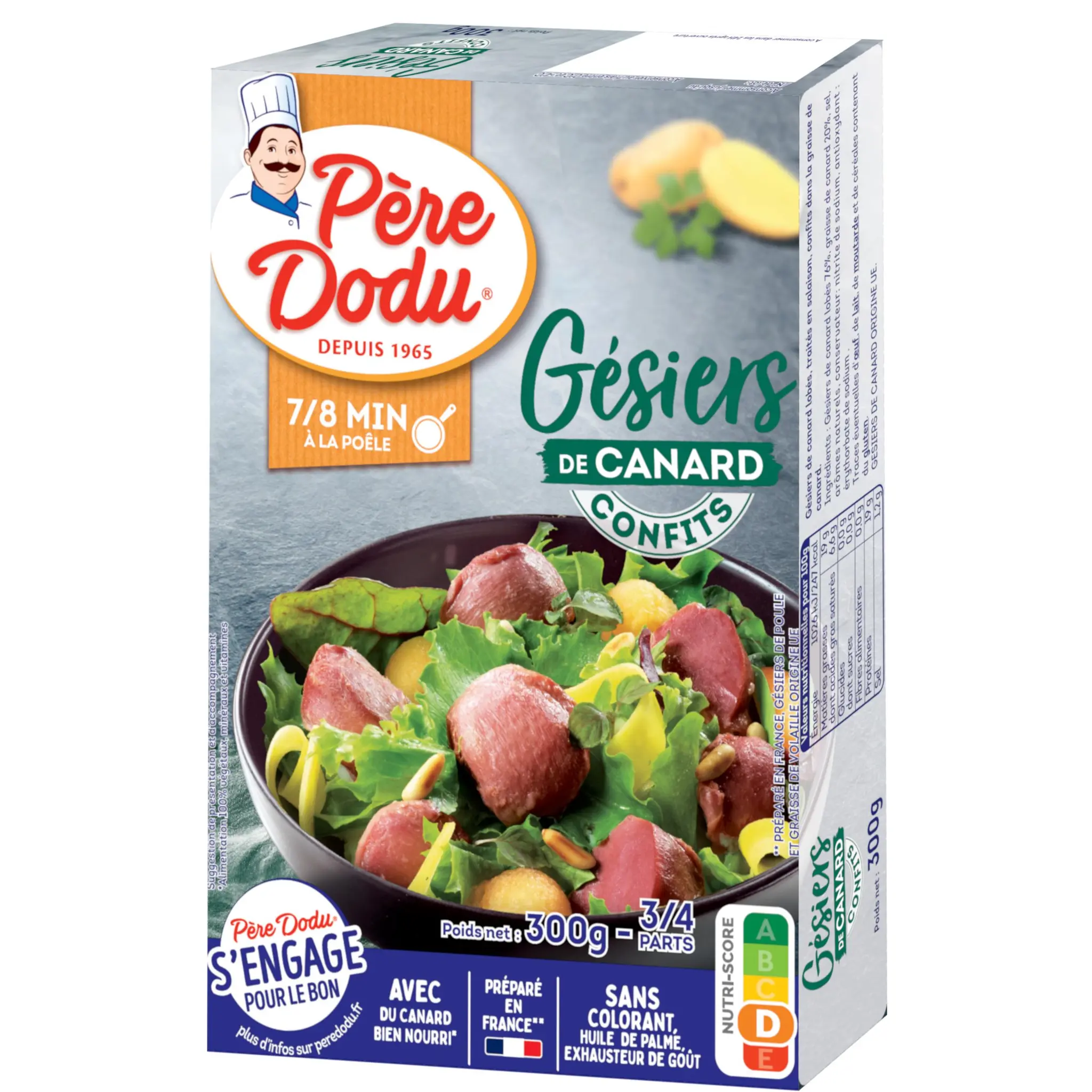 PERE DODU Gésiers de canard confits