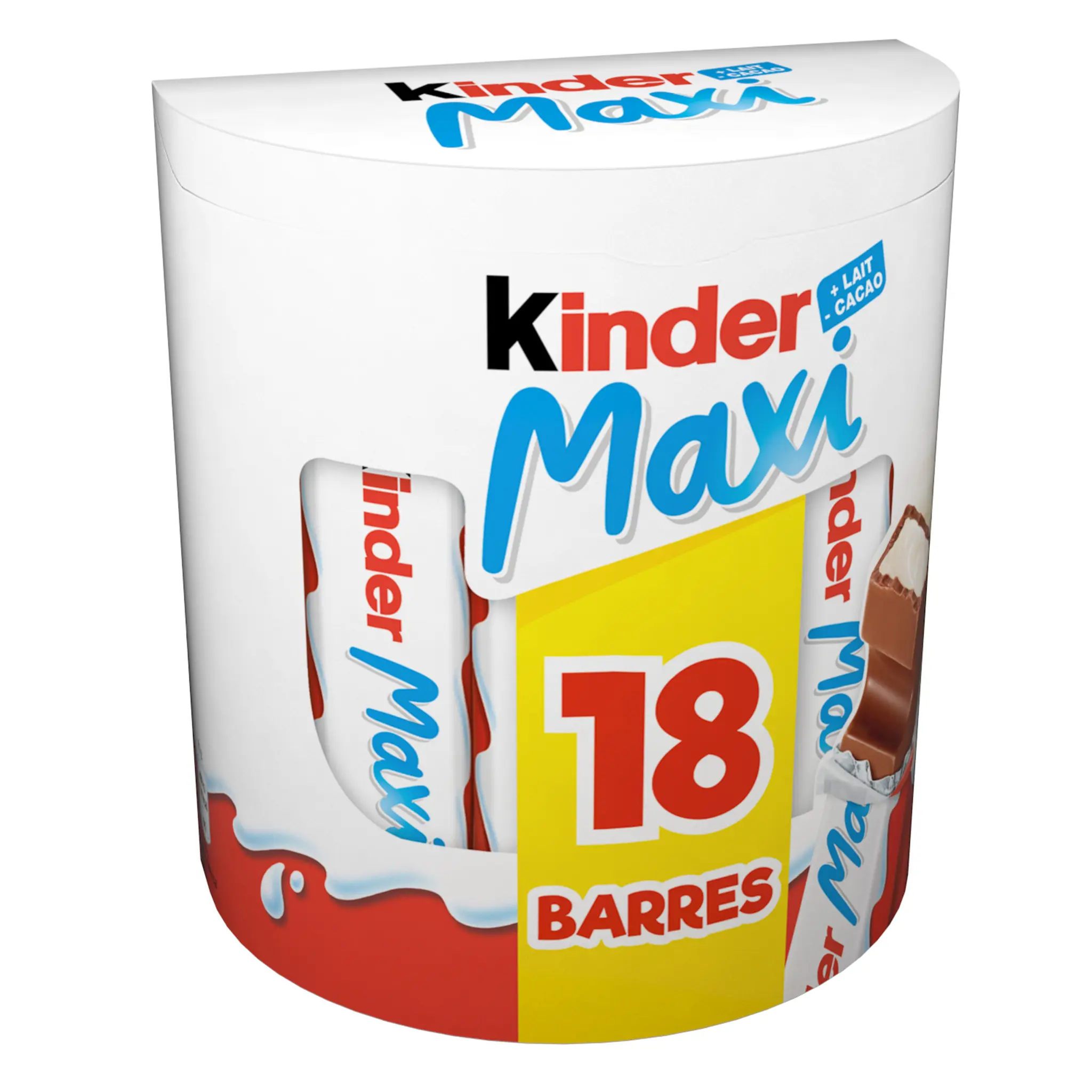 KINDER Maxi barres de chocolat