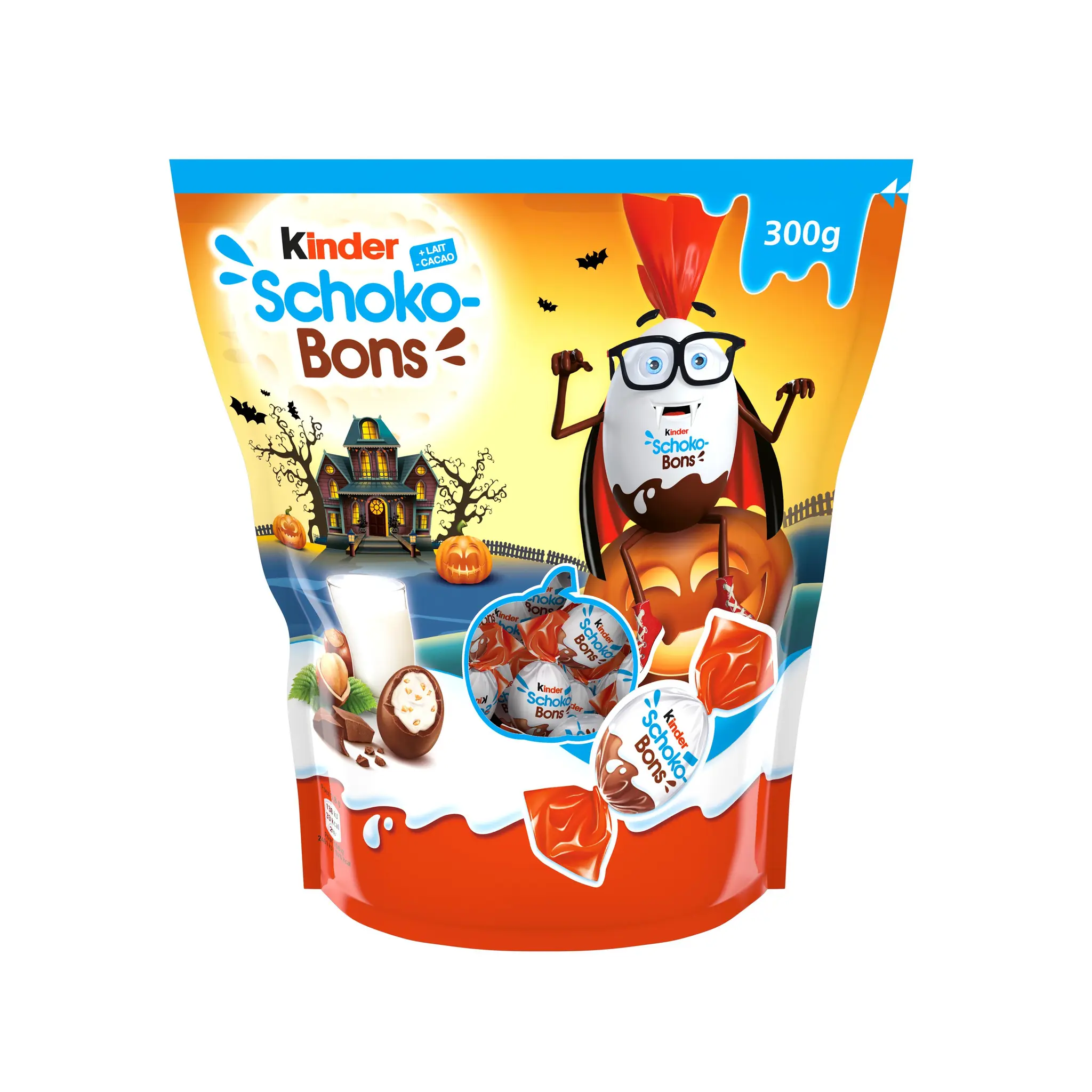 KINDER Schokobons Œufs en chocolat fourrés au lait et aux noisettes