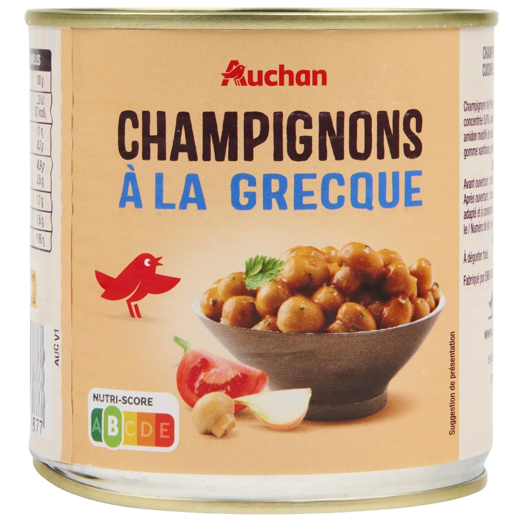 AUCHAN Champignons à la grecque
