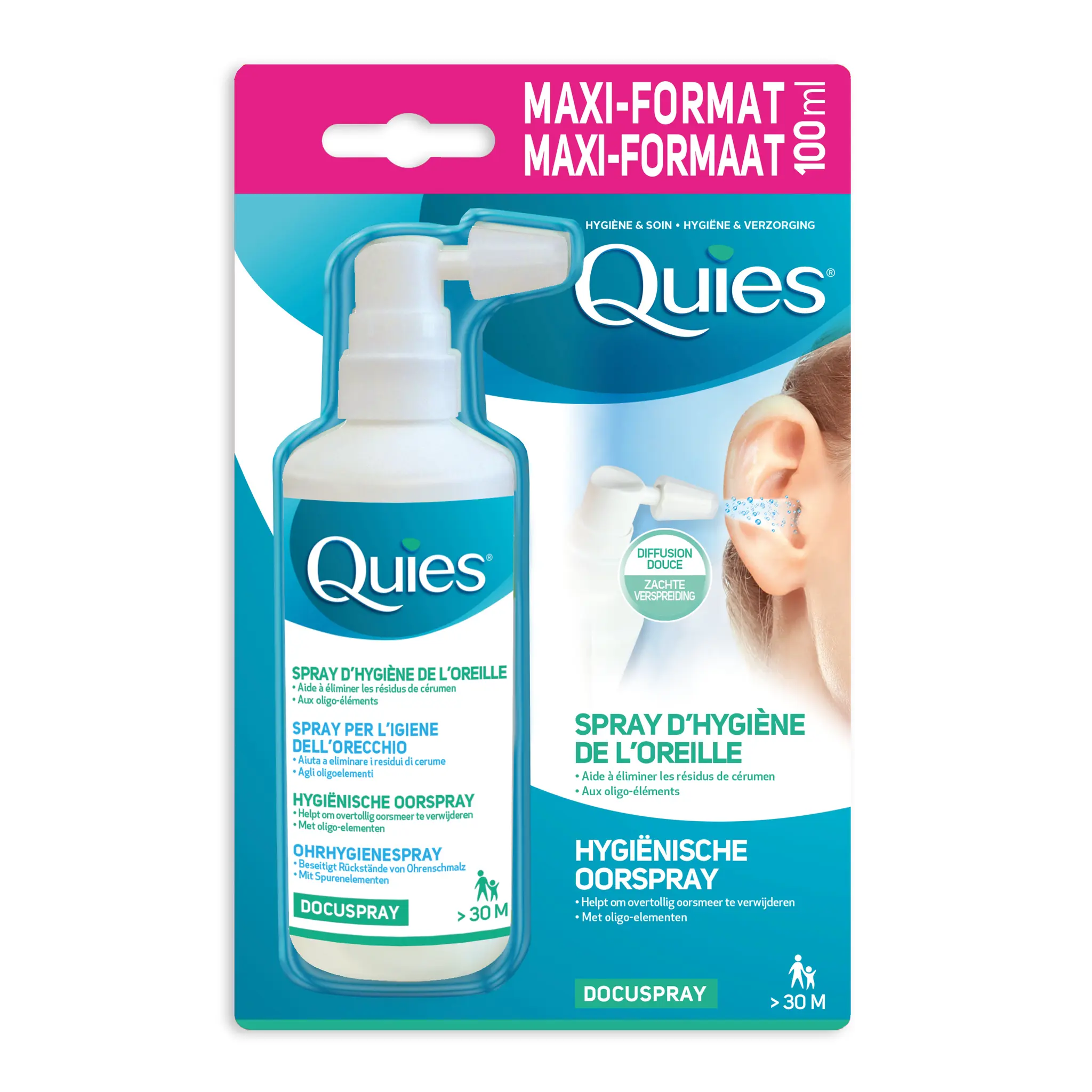 QUIES Spray hygiène de l'oreille