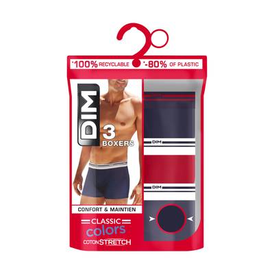 Dim Boxer Classic Colors x3, Taille 3