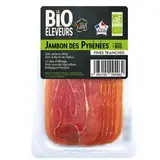 Le Bio des éleveurs Jambon des Pyrénées Bio Fines Tranches, 80g