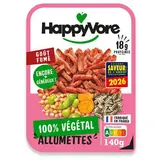HappyVore Allumettes Végétales Goût Fumé, 140g