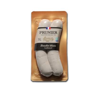 Prunier Boudin blanc traditionnel, 2 pièces - 240g