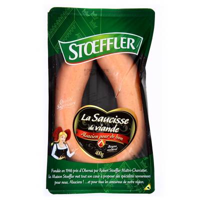 Stoeffler Saucisse de Viande, 400g
