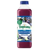 Tropicana Super smoothie myrtille, cassis, pomme, baie de goji, 75cl
