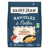 Saint Jean Ravioles à Poêler à la Tomate Mozzarella Bio, 2 Parts - 310g