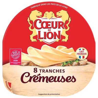 Tranches crémeuses, Coeur de Lion  (x 8, 150 g)