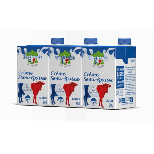 Crème Semi-Epaisse Légère FAIREFRANCE