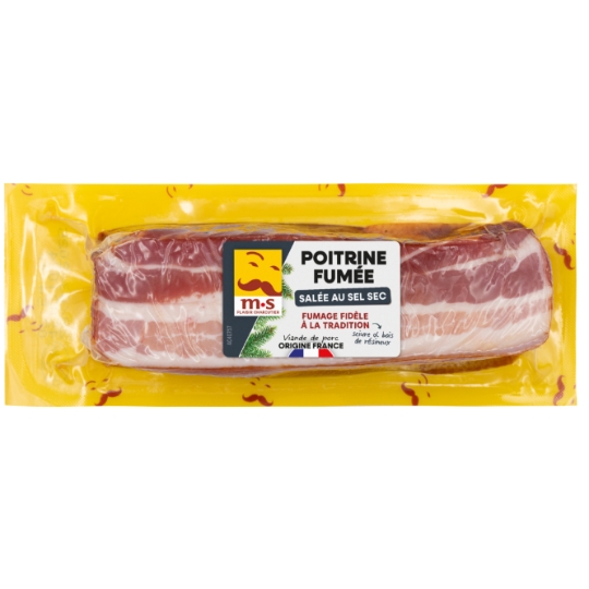 Poitrine de Porc Fumée MORTEAU SAUCISSE