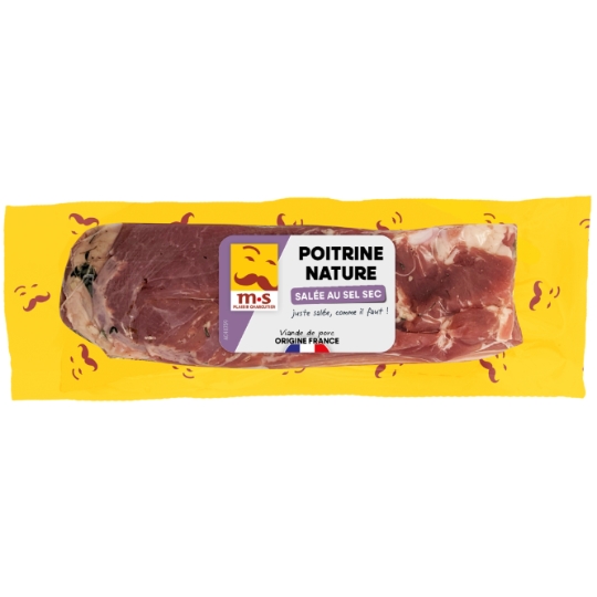 Poitrine de Porc Salée au Sel Sec MORTEAU SAUCISSE