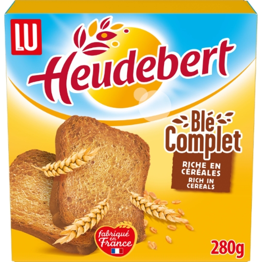 Biscotte de Blé Complet HEUDEBERT