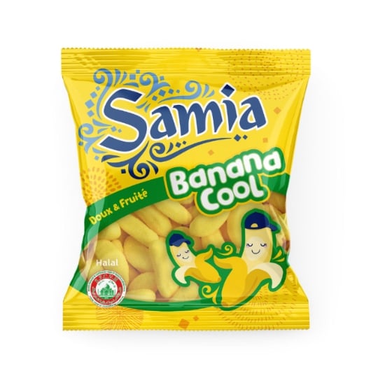 Bonbons Bananes Halal SAMIA